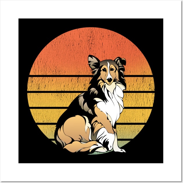 border collie dog Wall Art by Theblackberry